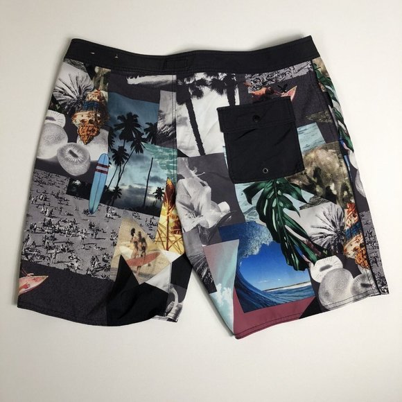 American Eagle Outfitters Men's Classic Board Shorts Size XL K85 - Picture 2 of 6